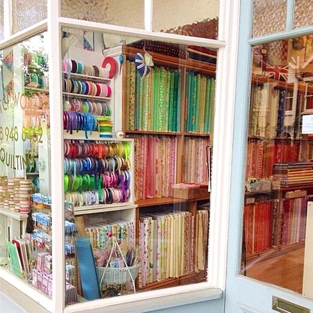 Tikki is a brick and mortar patchwork shop in the beautiful suburb of Kew Gardens in West London, England, Tikki Limited, 293 Sandycombe Road, London TW9 3LU